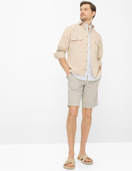 Pantaloni scurti bermuda bumbac barbati BRAX Shorts BARI grej [5]