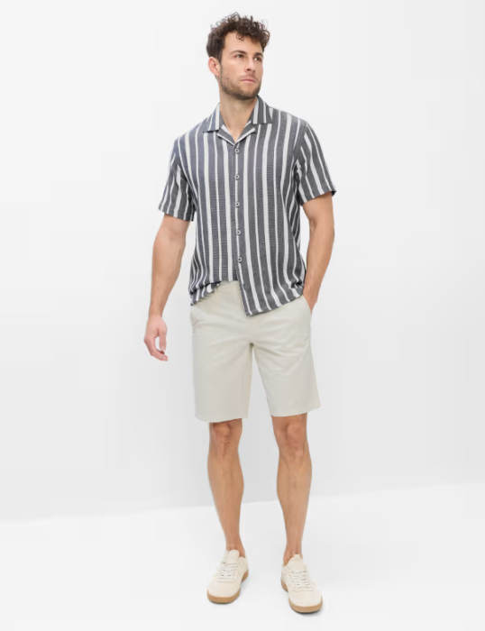 Pantaloni scurti bermuda bumbac barbati BRAX BARI crem [4]