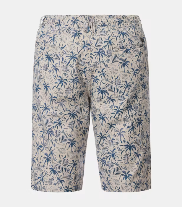 Pantaloni in/bumbac chino scurti bermuda barbati CASA MODA bej palmieri [2]