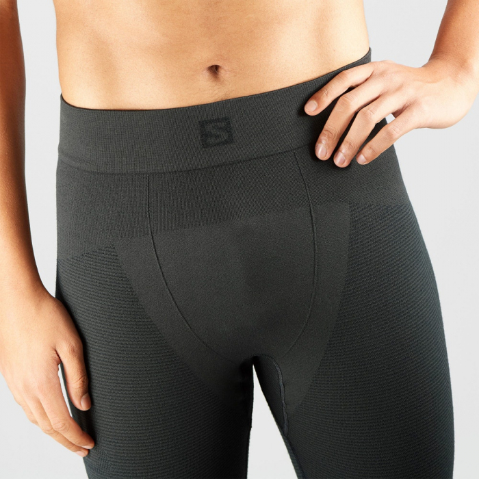 Colanti termici lana barbati SALOMON ESSENTIAL WOOL negru [4]