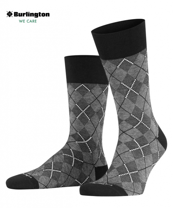 Sosete barbati BURLINGTON Carrington negru 40-46 [1]