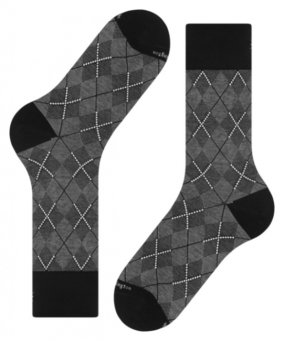 Sosete barbati BURLINGTON Carrington negru 40-46 [5]