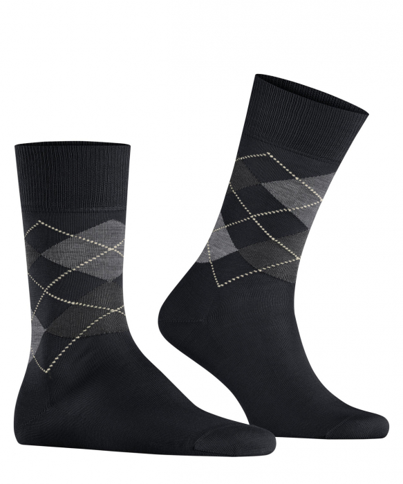 Sosete barbati BURLINGTON Manchester negru 40-46 [3]