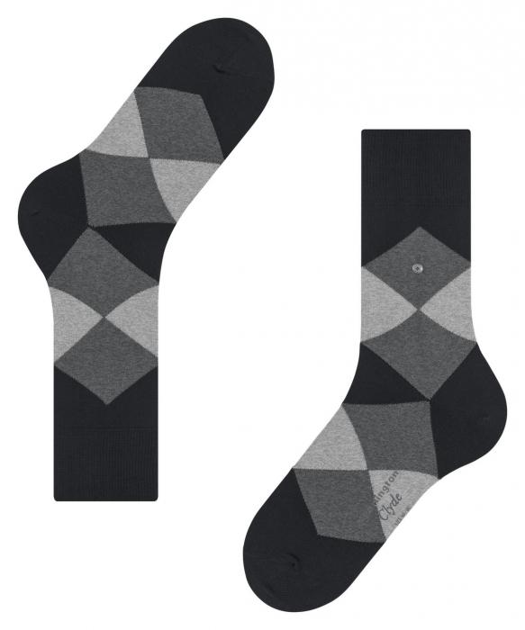 Sosete barbati BURLINGTON Clyde negru 40-46 [5]