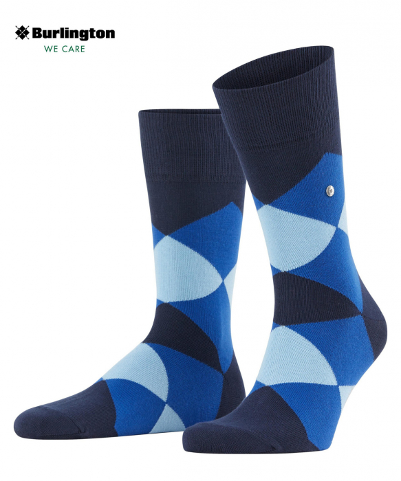 Sosete barbati BURLINGTON Clyde albastru 40-46 [1]