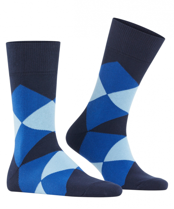Sosete barbati BURLINGTON Clyde albastru 40-46 [3]