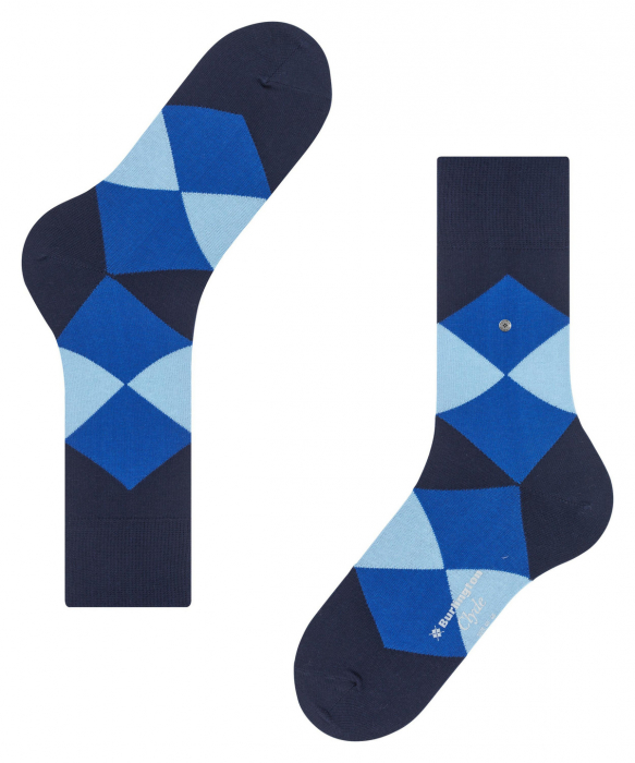 Sosete barbati BURLINGTON Clyde albastru 40-46 [5]