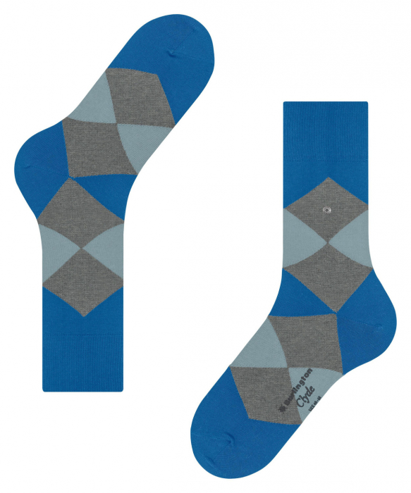 Sosete barbati BURLINGTON Clyde albastru deschis 40-46 [5]