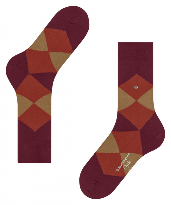 Sosete barbati BURLINGTON Clyde caramiziu 40-46 [5]