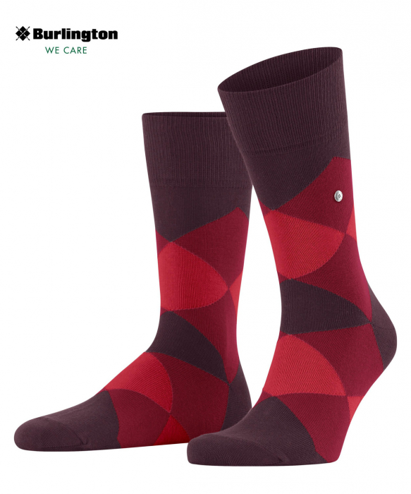 Sosete barbati BURLINGTON Clyde rosu 40-46 [1]