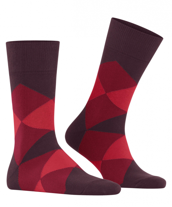 Sosete barbati BURLINGTON Clyde rosu 40-46 [3]