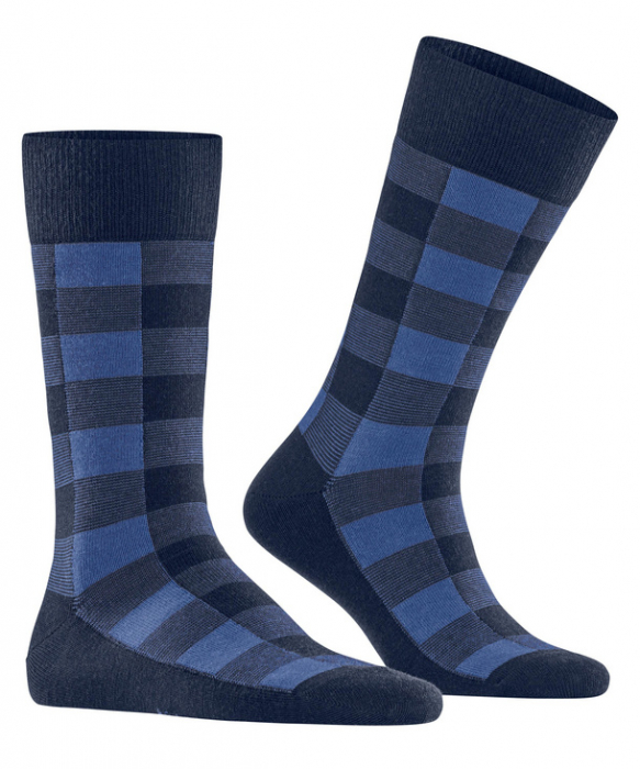 Sosete barbati BURLINGTON Buffalo Check albastru 40-46 [3]