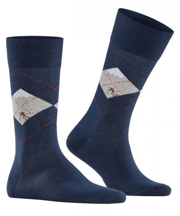 Sosete barbati BURLINGTON Winter Wonderland bleumarin  40-46 [3]