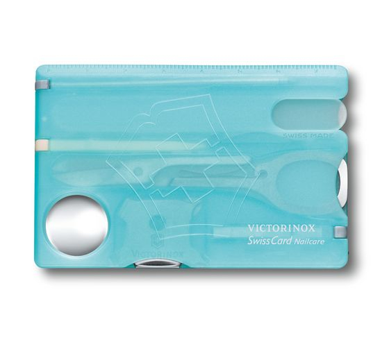 Card multifunctional VICTORINOX Swisscard Nailcare turcoaz VX0.7240.T21 [1]