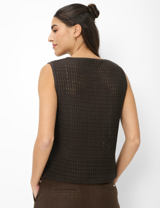 Top crosetat femei BRAX INA maro [3]