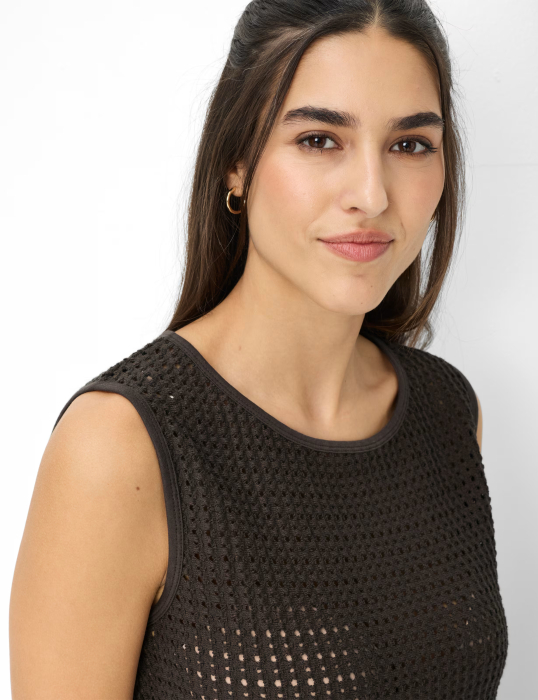 Top crosetat femei BRAX INA maro [6]