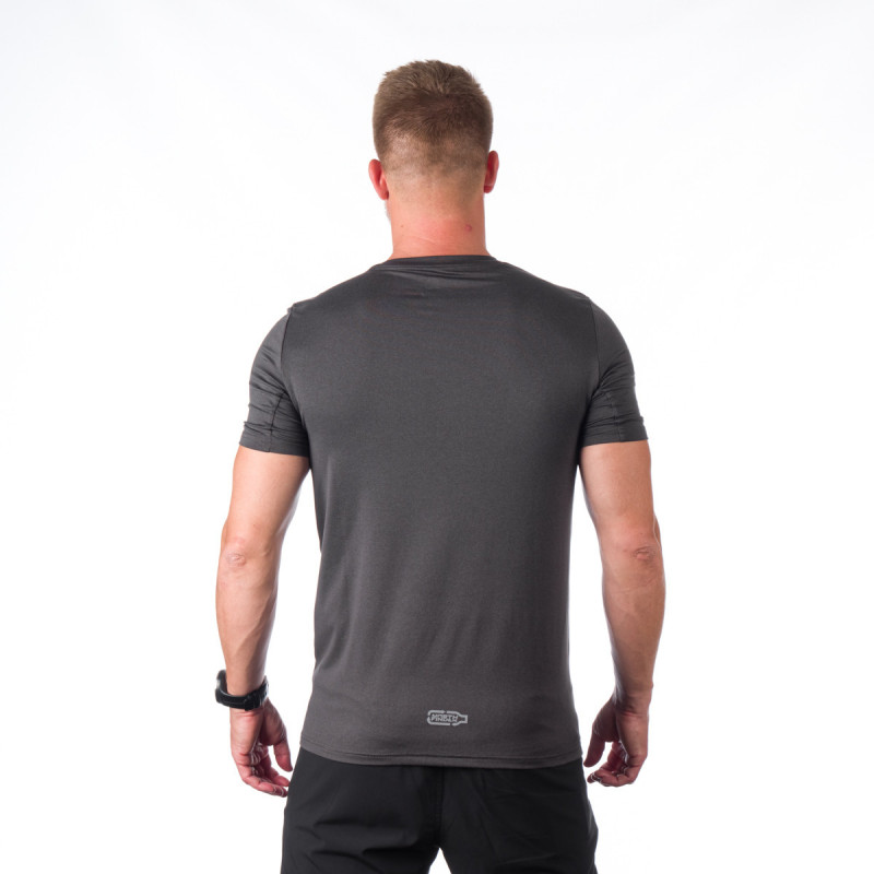 Tricou activ barbati NORTHFINDER Jones negru [3]