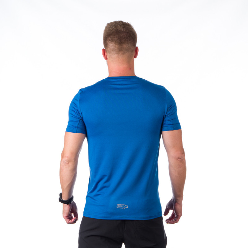Tricou activ barbati NORTHFINDER Jones albastru [3]