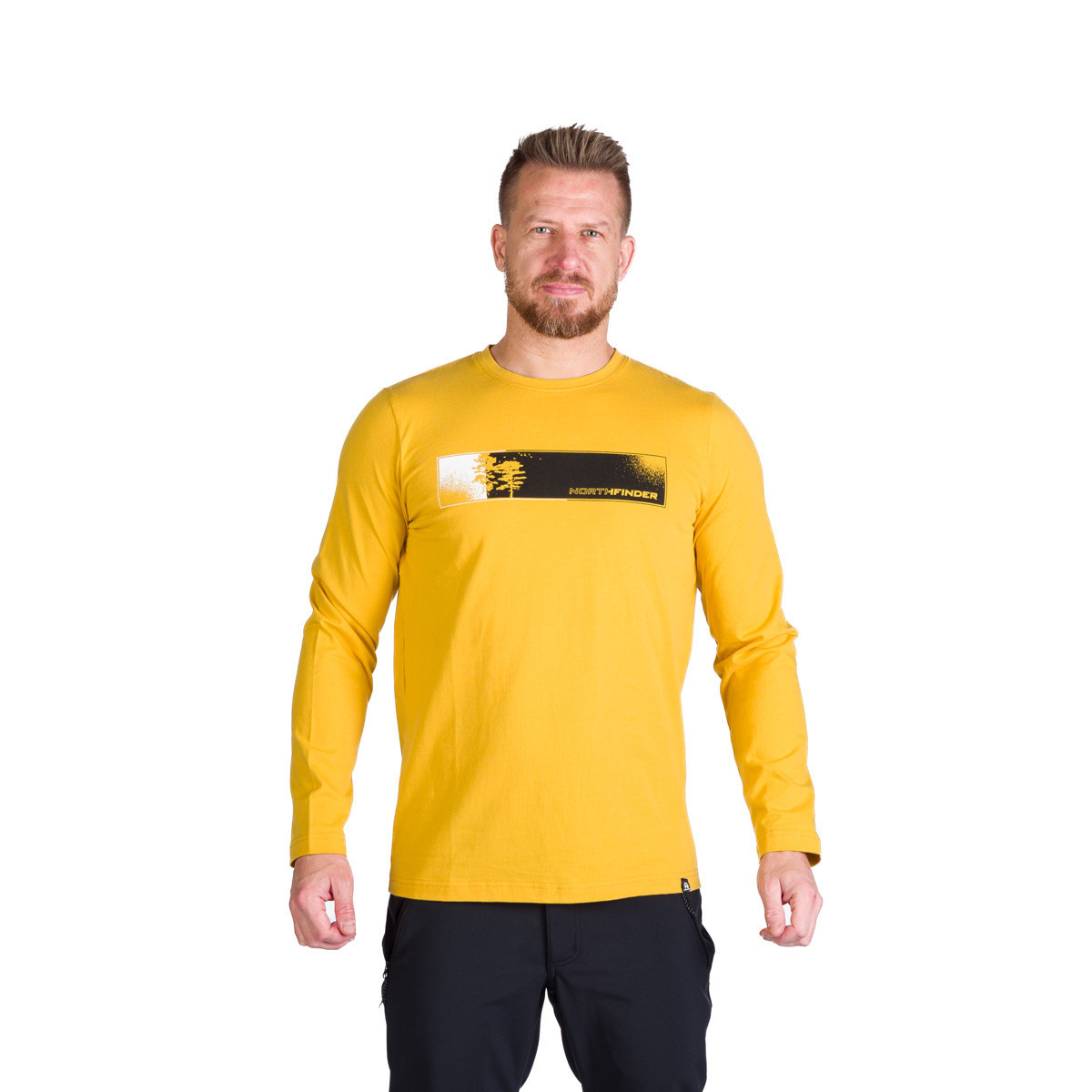 Bluza bumbac barbati NORTHFINDER Rush galben [1]