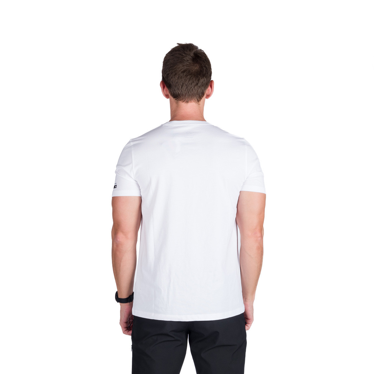 Tricou sport bărbați bumbac organic NORTHFINDER JANNICK alb California [2]