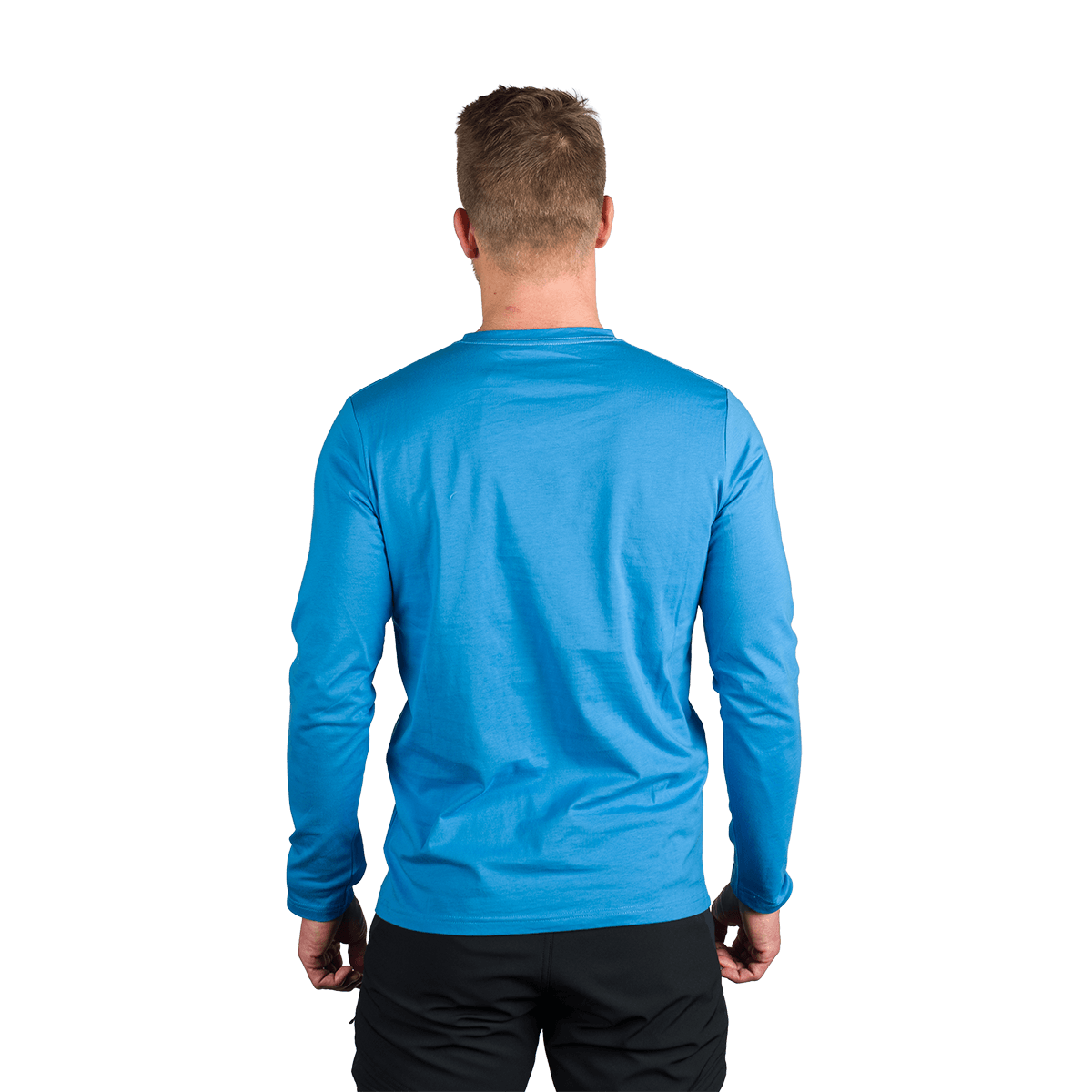 Bluza drumetii bumbac organic barbati NORTHFINDER DACSO albastru [3]
