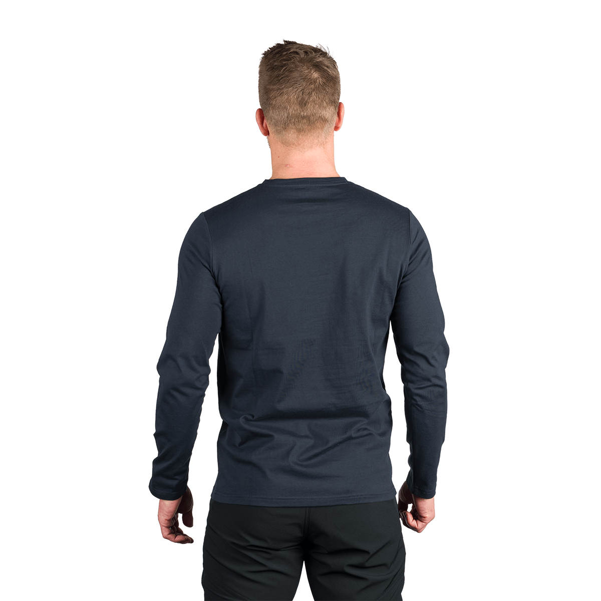 Bluza drumetii bumbac organic barbati NORTHFINDER DACSO bleumarin [3]