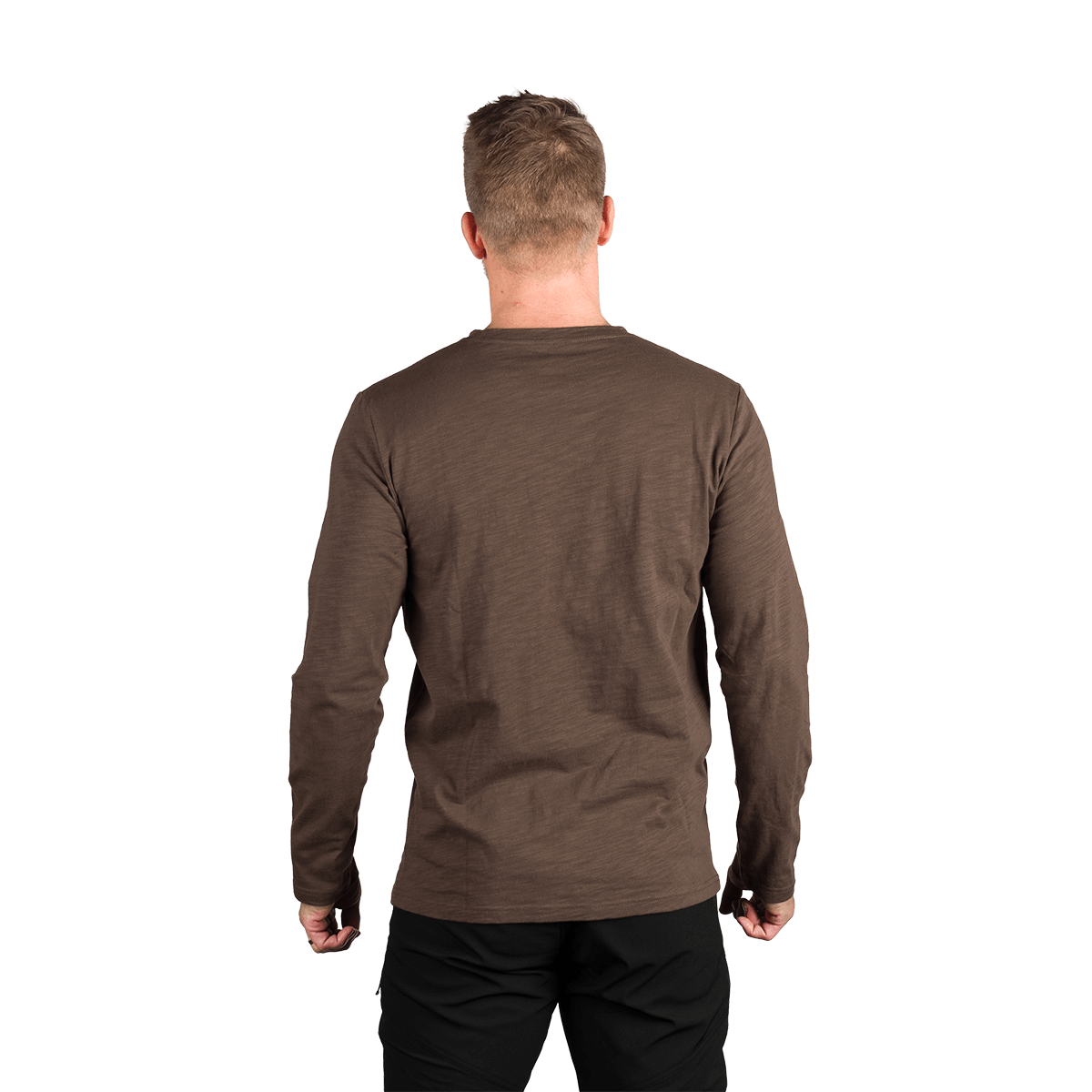Bluza drumetii bumbac organic barbati NORTHFINDER DENES maro [2]
