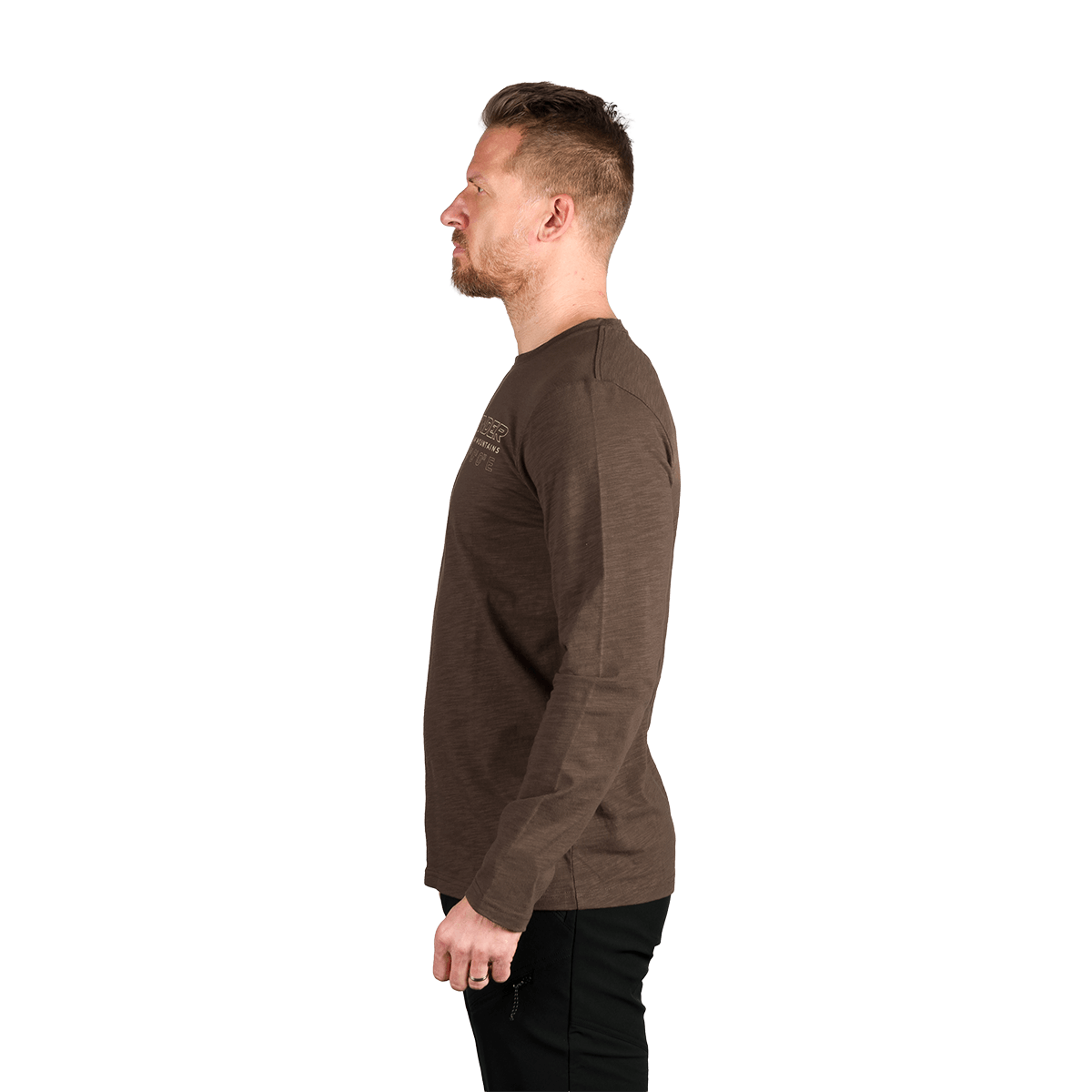 Bluza drumetii bumbac organic barbati NORTHFINDER DENES maro [3]