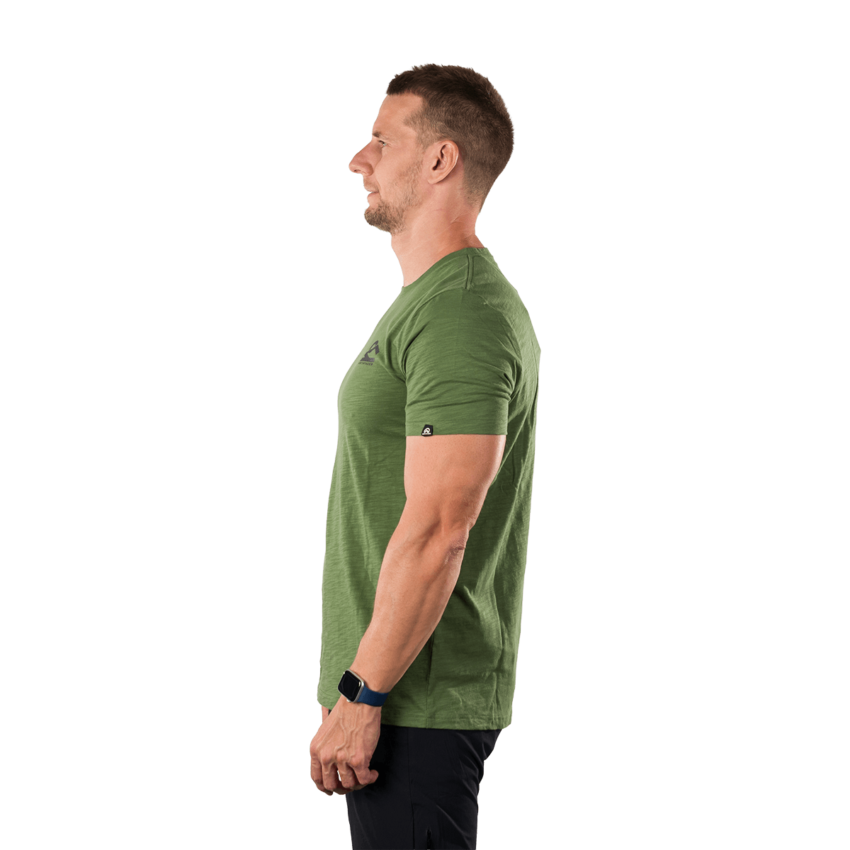 Tricou bumbac organic barbati NORTHFINDER HERMO verde [4]