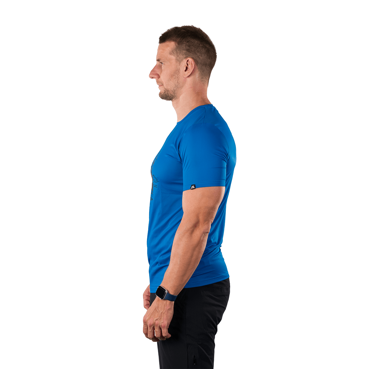 Tricou drumetie barbati NORTHFINDER NADAR albastru [4]