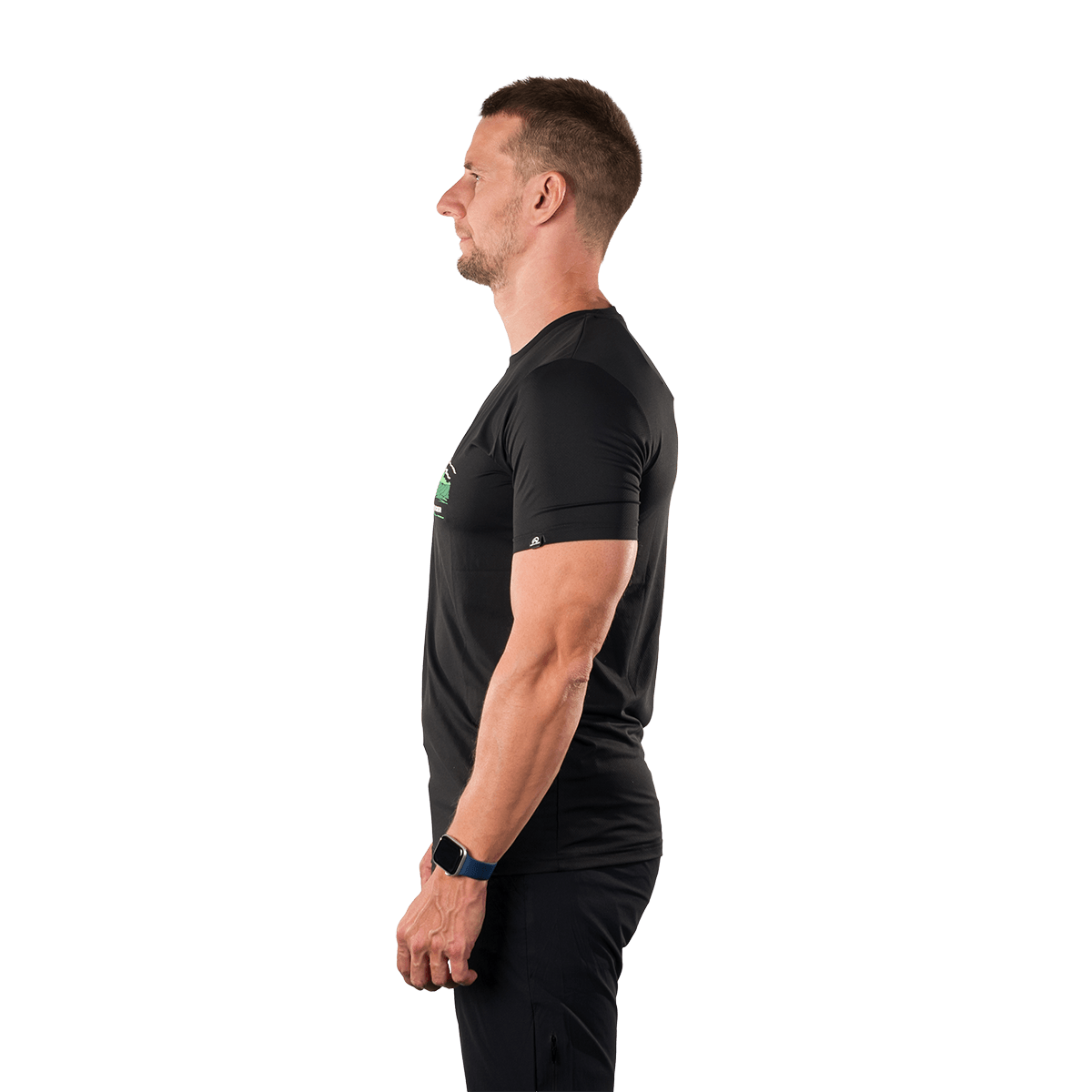 Tricou drumetie barbati NORTHFINDER NAZAREN negru [4]