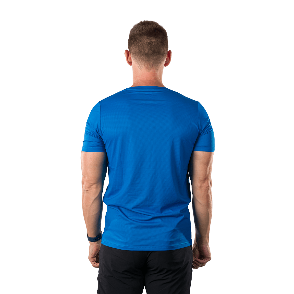 Tricou drumetie barbati NORTHFINDER NAZAREN albastru [2]