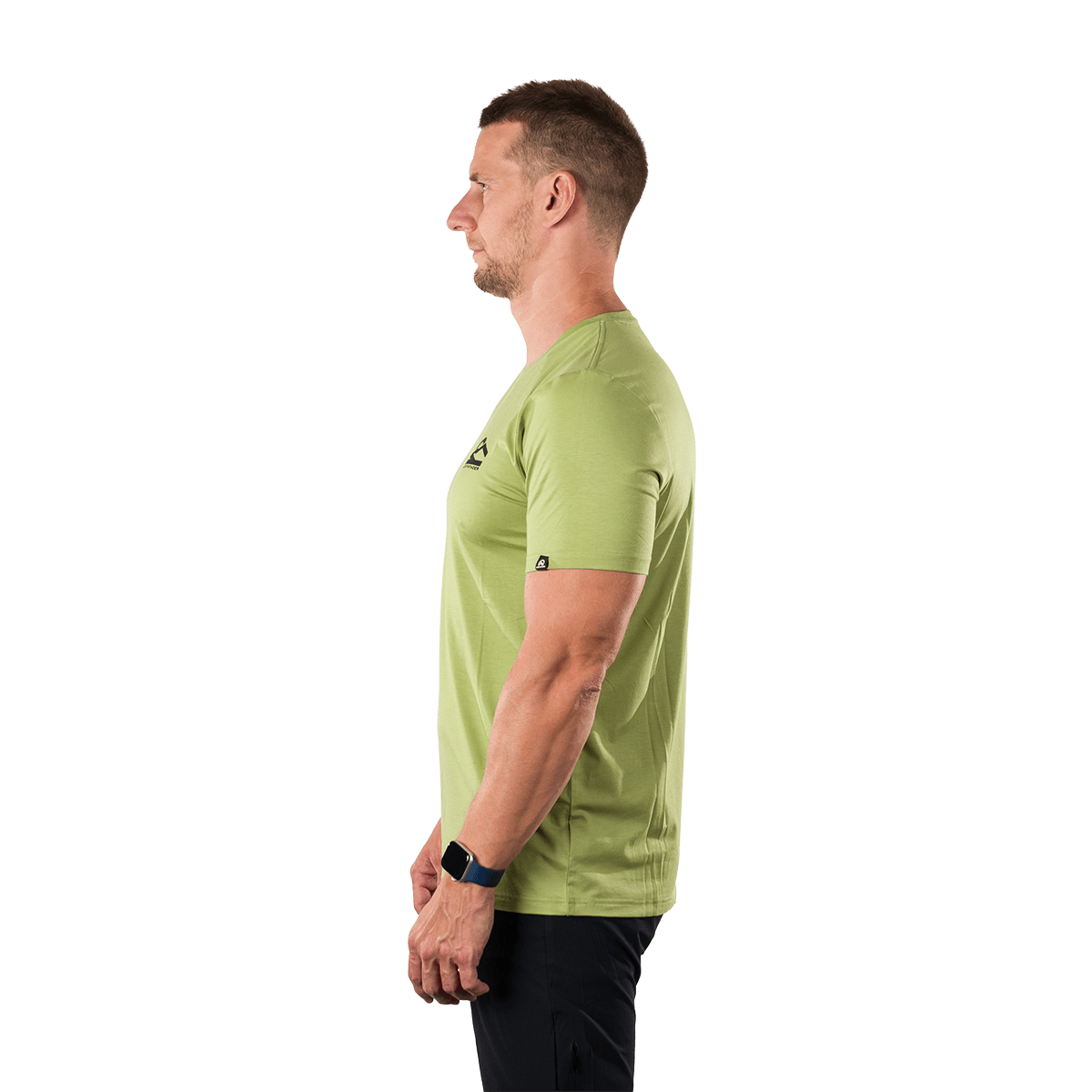 Tricou drumetie bambus/bumbac barbati NORTHFINDER ROQUE verde deschis [4]