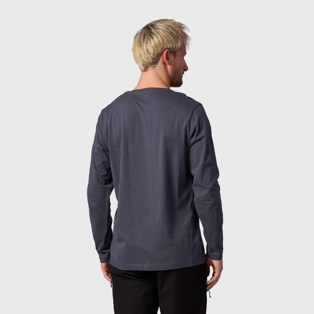 Bluza  bumbac organic barbati NORTHFINDER SEFERI bleumarin print montan [2]