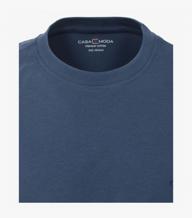 Tricou bumbac barbati CASA MODA albastru [3]