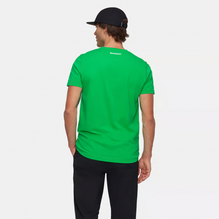 Tricou bumbac organic barbati MAMMUT Core Logo verde [4]