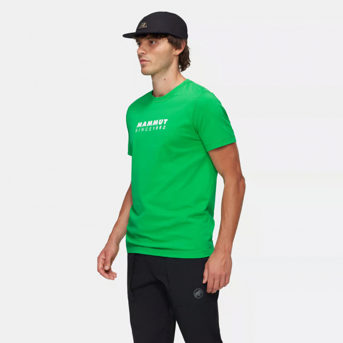 Tricou bumbac organic barbati MAMMUT Core Logo verde [5]