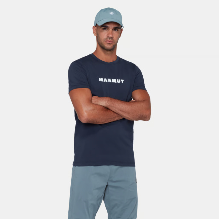 Tricou bumbac organic barbati MAMMUT CORE LOGO bleumarin [2]