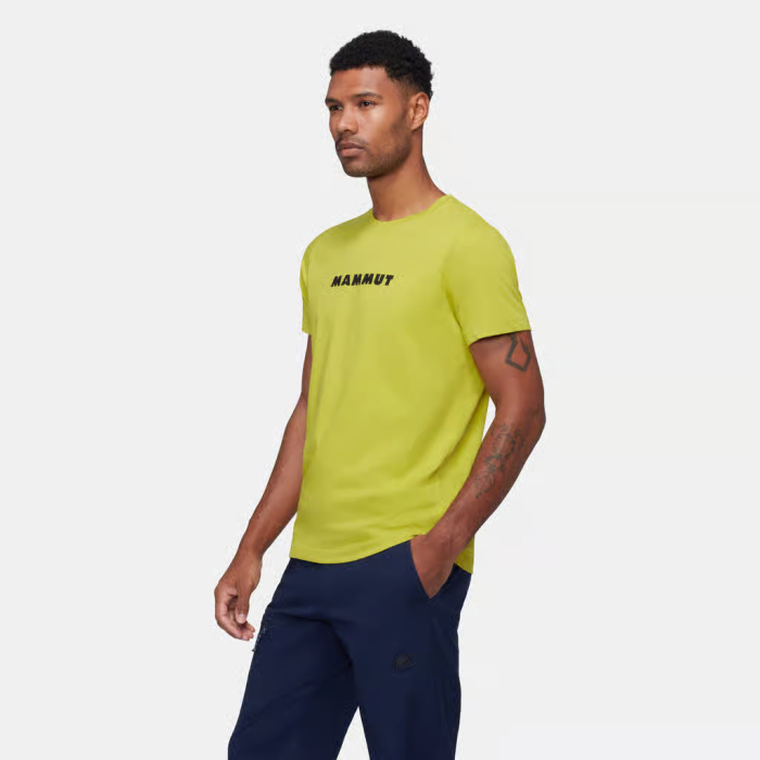 Tricou bumbac organic barbati MAMMUT CORE LOGO mustar [4]