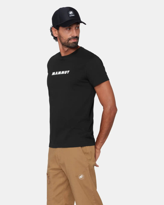 Tricou bumbac organic barbati MAMMUT CORE LOGO negru [2]
