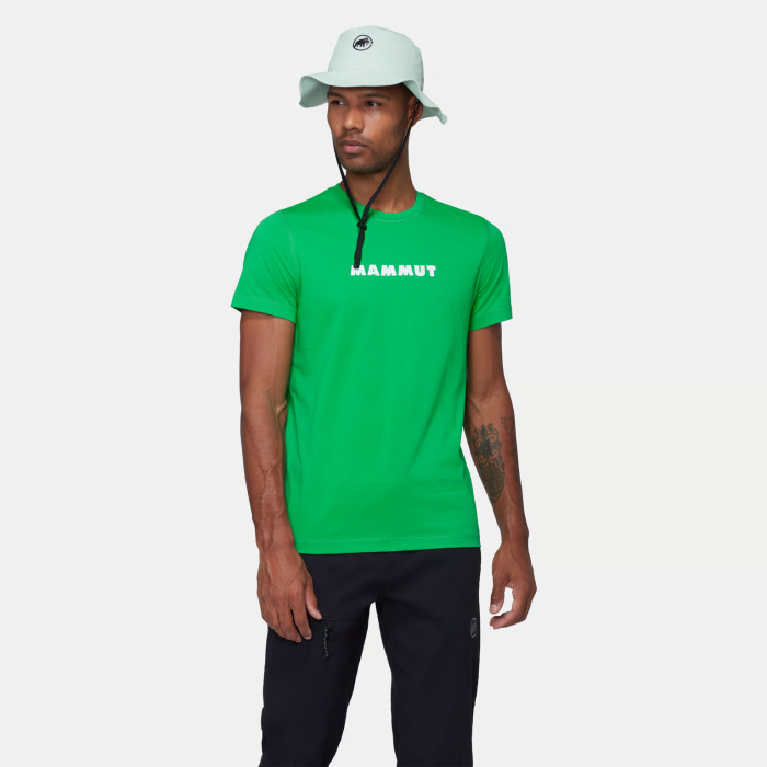Tricou bumbac organic barbati MAMMUT CORE LOGO verde [2]