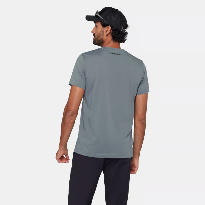 Tricou bumbac organic barbati MAMMUT CORE VERT gri [3]