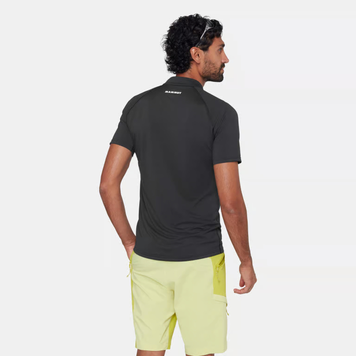 Tricou multifunctional fermoar 1/2 barbati MAMMUT DUCAN FL negru [4]