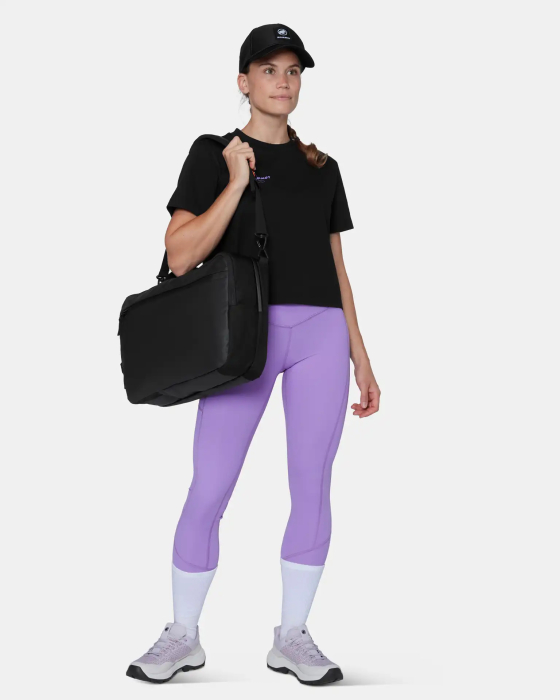 Tricou scurt bumbac organic femei MAMMUT BASE CR.GLACIER negru print ghetar [7]