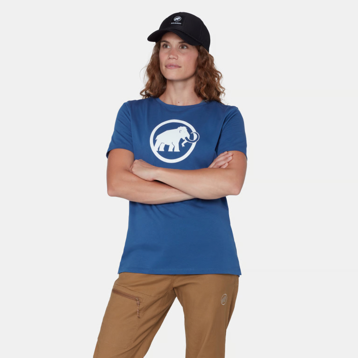 Tricou bumbac femei MAMMUT CORE CLASSIC albastru [2]