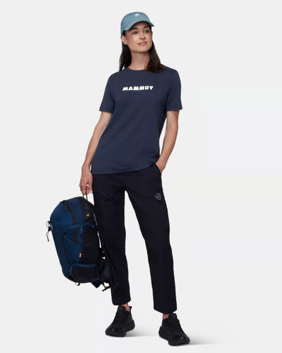 Tricou bumbac femei MAMMUT CORE LOGO bleumarin [5]