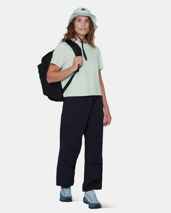 Tricou scurt bumbac femei MAMMUT MINI LOGO vernil [6]