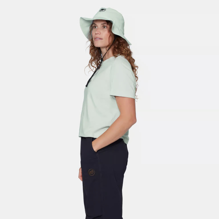 Tricou scurt bumbac femei MAMMUT MINI LOGO vernil [4]