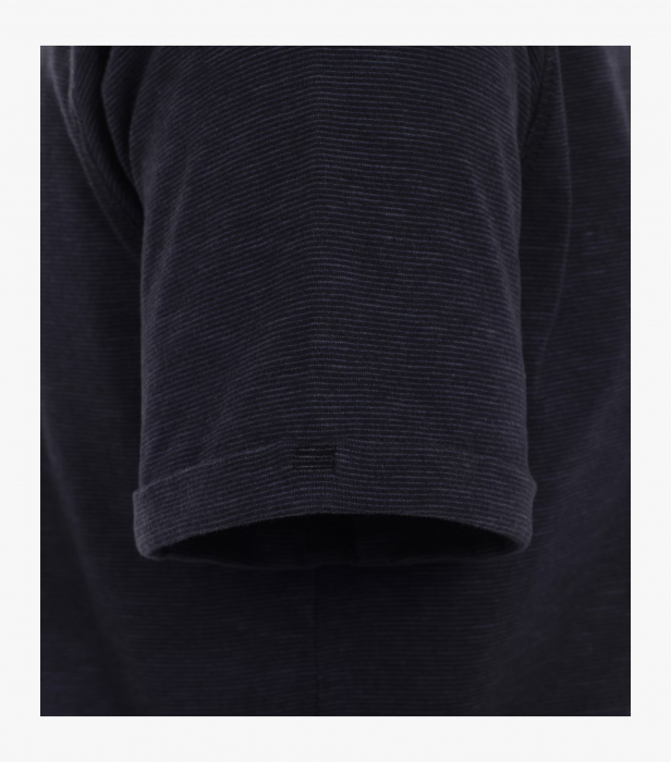 Tricou Henley bumbac barbati CASA MODA bleumarin melanj [4]