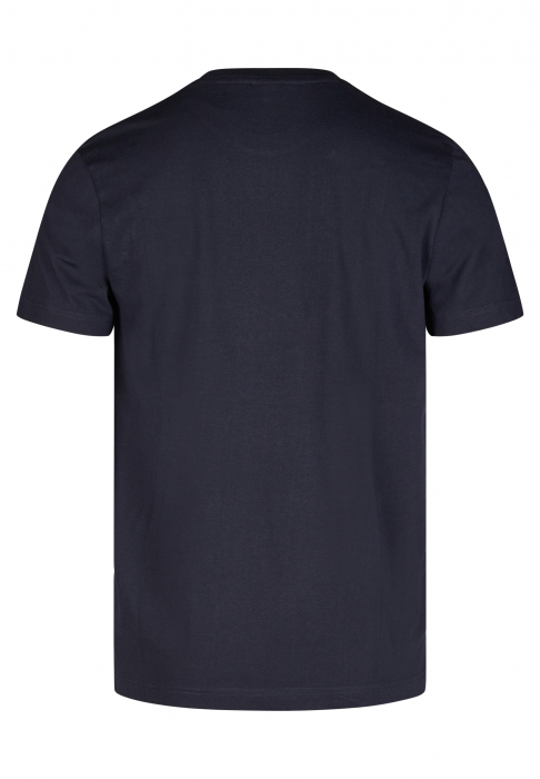Tricou jerseu bumbac barbati HECHTER bleumarin logo H tricolor [5]